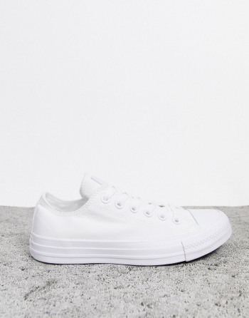 Converse Chuck Taylor All Star Ox Monochrome Bijele - Ženske Tenisice | 03127XTFV